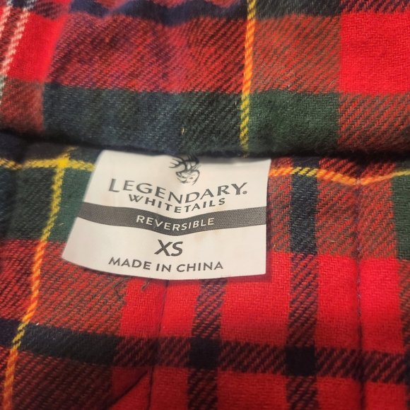 Legendary Whitetails Women's Cedar Cabin Reversible Vest Size XS - Picture 10 of 13